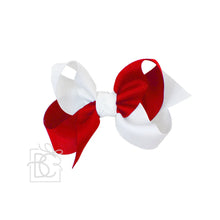  Collegiate Criss Cross Bow - Red & White - Magnolia BabyBow