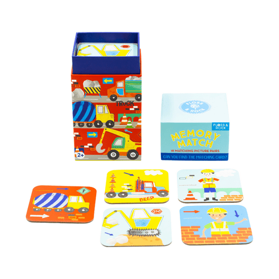 Construction Memory Match Game - Magnolia BabyGame
