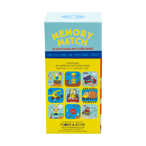 Construction Memory Match Game - Magnolia BabyGame