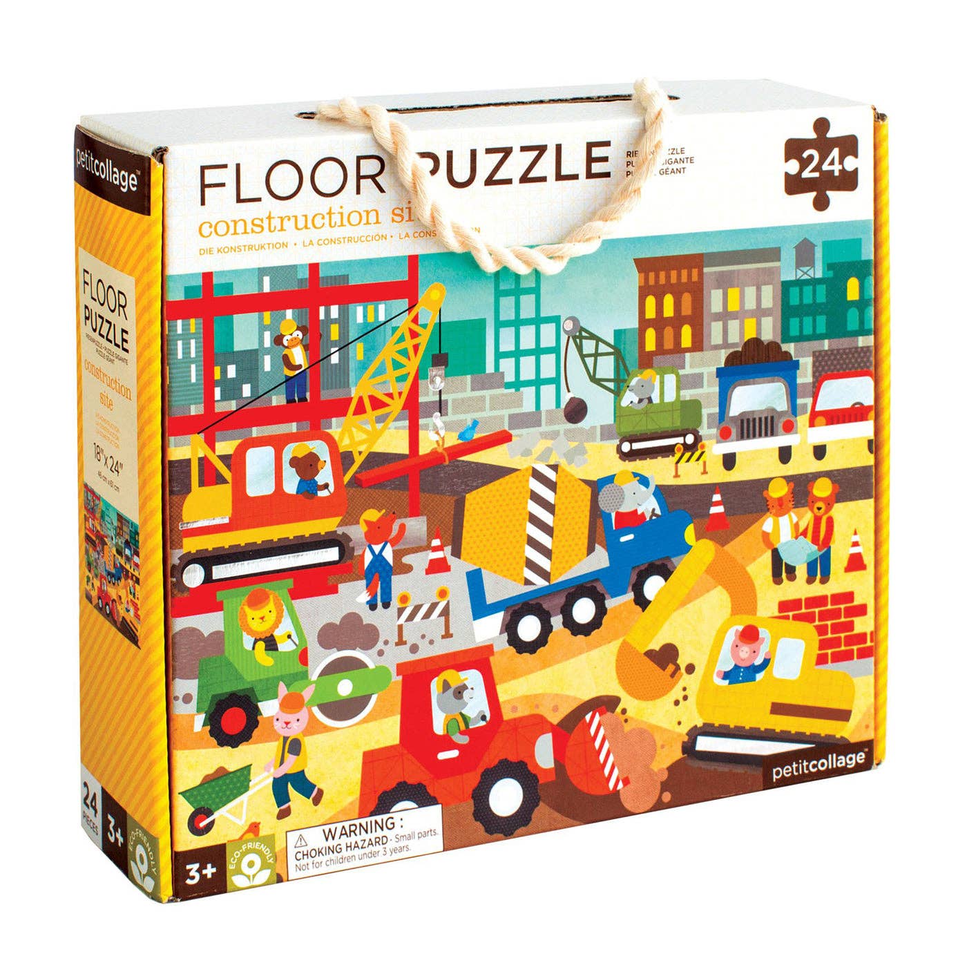 Construction Site 24 - Piece Floor Puzzle - Magnolia BabyPuzzle