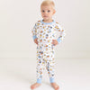 Construction Zone Long Pajama - Magnolia BabyLong Pajamas