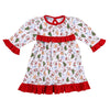 Cookie Exchange Ruffle L/S Dress Set - Magnolia BabyDress