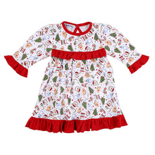  Cookie Exchange Ruffle L/S Dress Set - Magnolia BabyDress