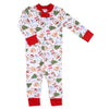 Cookie Exchange Zipped Pajamas - Magnolia BabyZipper Pajamas