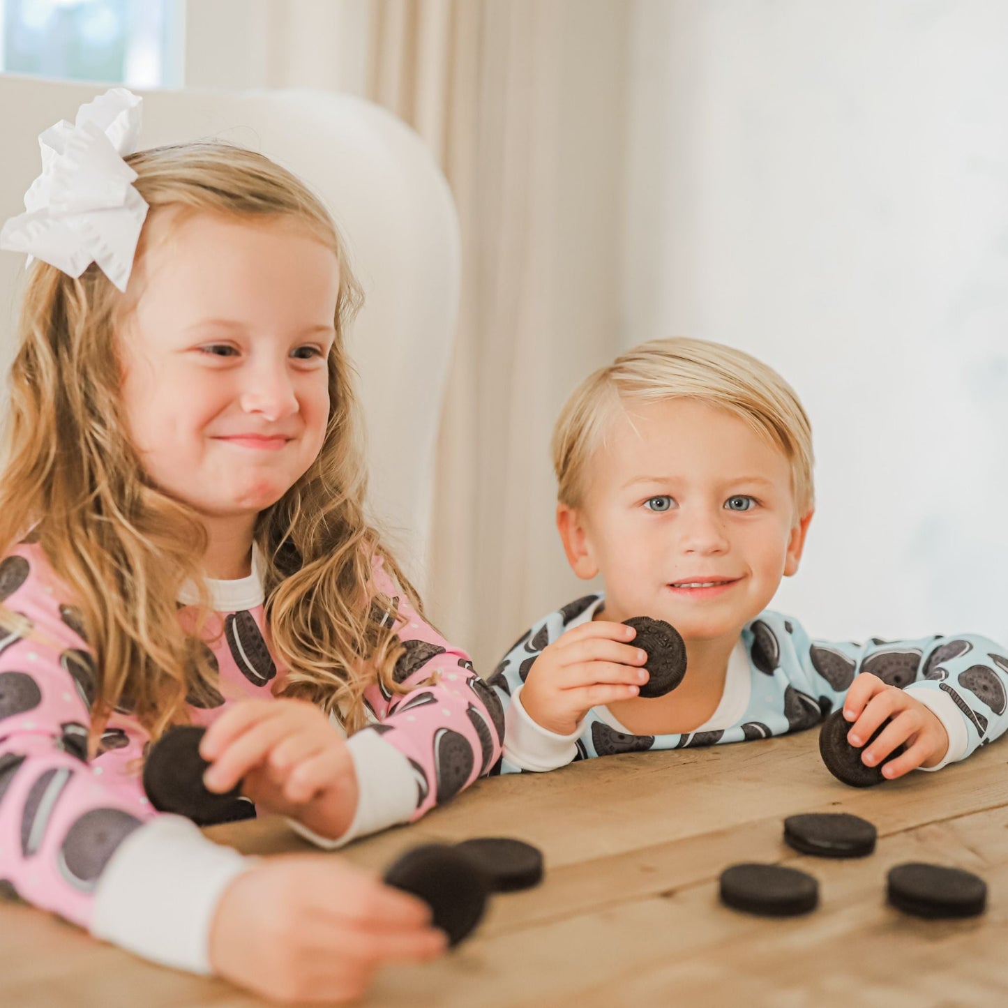Cookies and Cream Long Pajamas - Pink - Magnolia BabyLong Pajamas
