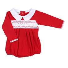  Cooper Smocked Long Sleeve Bubble - Magnolia BabyBubble