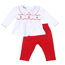  Cora Smocked 2pc Pant Set - Magnolia Baby2pc Pant Set