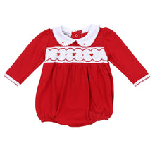  Cora Smocked Long Sleeve Bubble - Magnolia BabyBubble