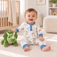 Cosmic Dinos Pant Set - Cobalt Blue
