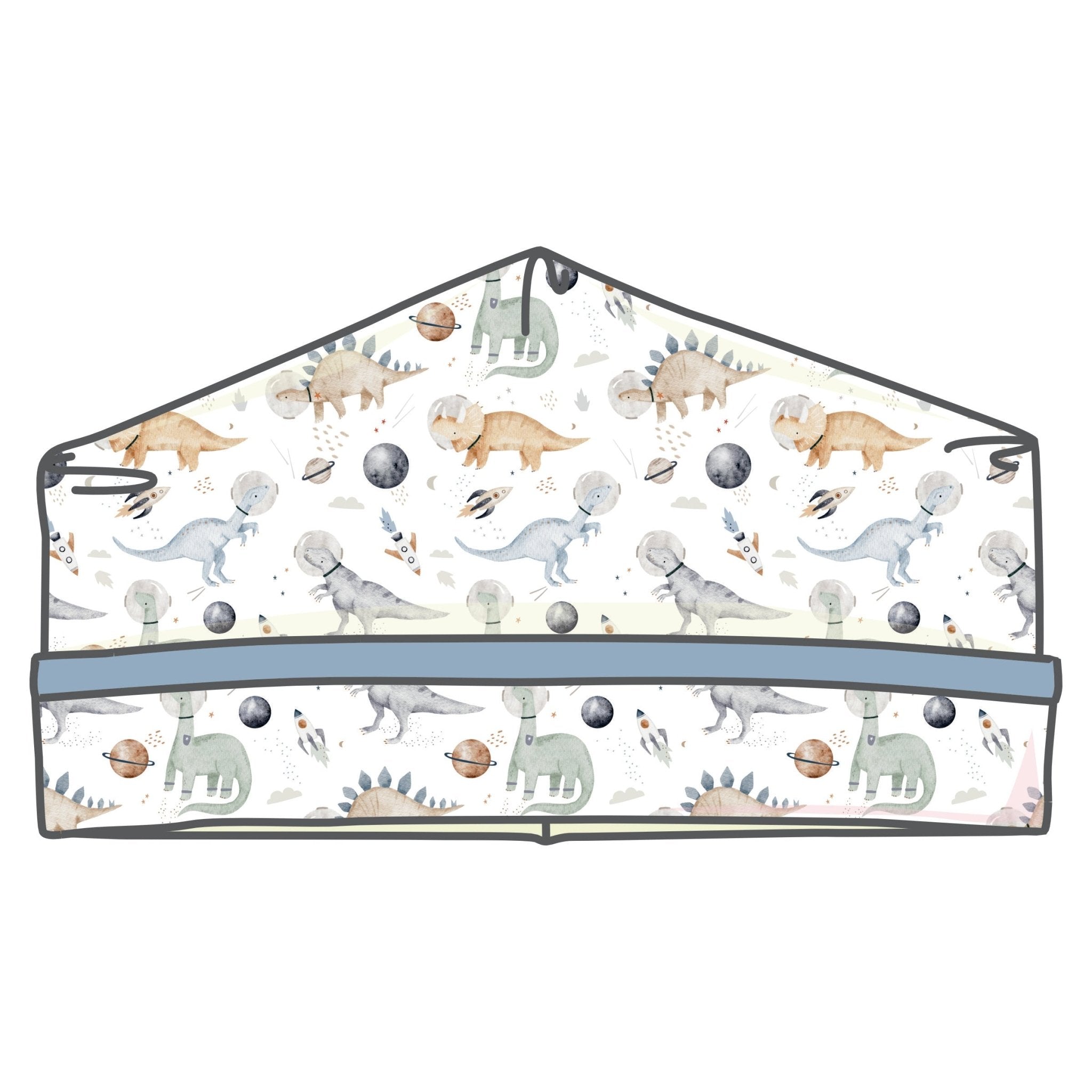 Cosmic Dinos Hat - Cobalt Blue - Magnolia BabyHat