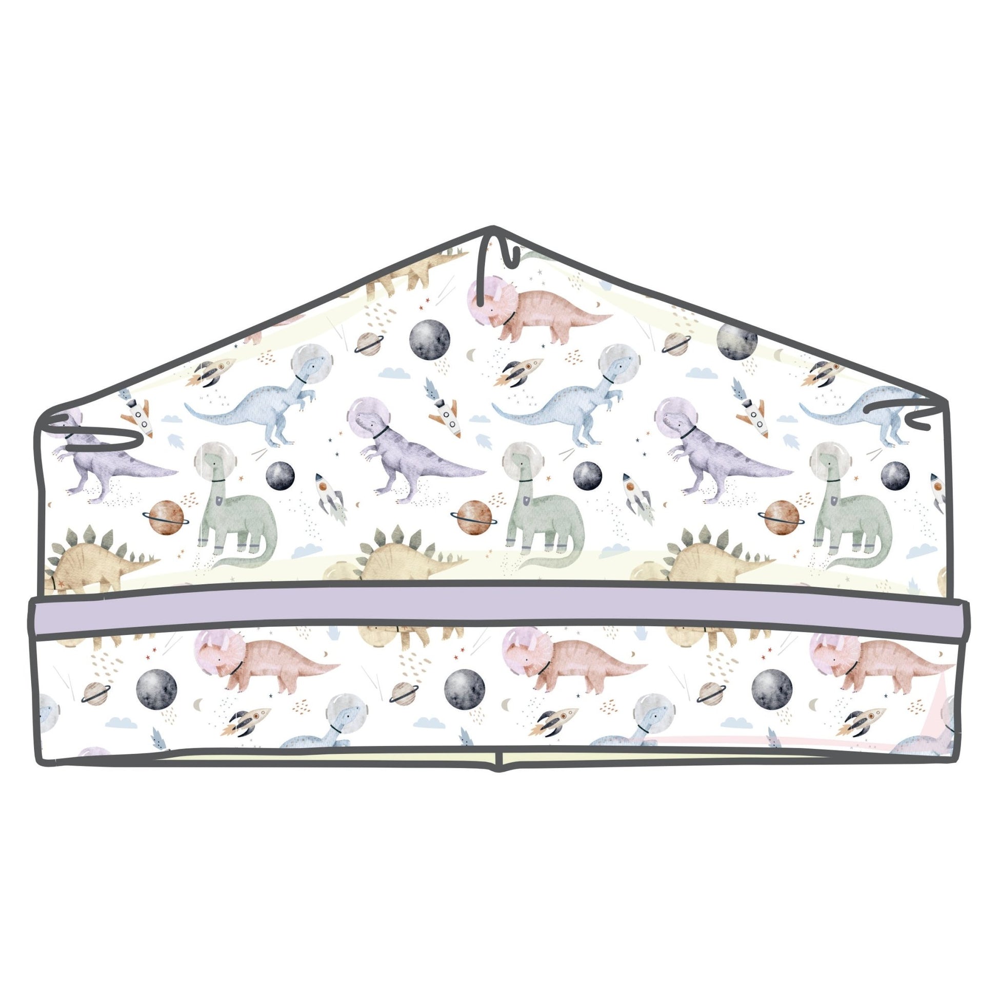 Cosmic Dinos Hat - Wisteria - Magnolia BabyHat