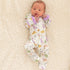 Cosmic Dinos Zip Footie - Wisteria - Magnolia BabyFootie