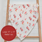 Cotton Muslin Baby Swaddle Blanket - Firehouse Fido - Magnolia BabySwaddle Blanket