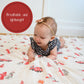 Cotton Muslin Baby Swaddle Blanket - Firehouse Fido - Magnolia BabySwaddle Blanket