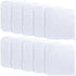 Cotton Muslin Baby Washcloths - White - Pack of 10 - Magnolia BabyBath Accessory