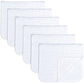 Cotton Muslin Burp Cloths White Pack of 6 - Magnolia BabyBurp Cloth