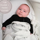 Cotton Muslin Swaddle Blanket - Baby Elephants - Magnolia BabySwaddle Blanket