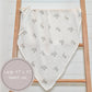 Cotton Muslin Swaddle Blanket - Baby Elephants - Magnolia BabySwaddle Blanket