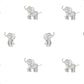 Cotton Muslin Swaddle Blanket - Baby Elephants - Magnolia BabySwaddle Blanket