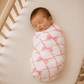 LollyBanks_Cotton Muslin Swaddle Blanket - Beautiful Bows_1