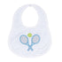 Courtside Cuties Applique Bib - Light Blue - Magnolia BabyBib