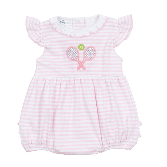 Courtside Cuties Applique Bubble - Pink - Magnolia BabyBubble