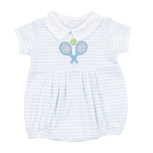  Courtside Cuties Applique Collared Bubble - Light Blue - Magnolia BabyBubble