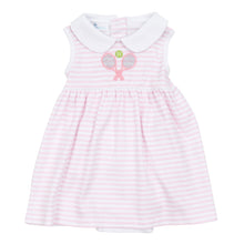  Courtside Cuties Applique Collared Dress - Pink - Magnolia BabyDress