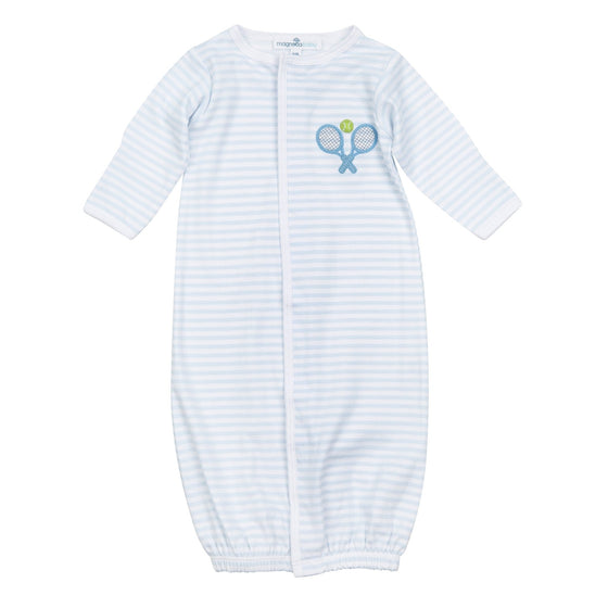 Courtside Cuties Applique Converter - Light Blue - Magnolia BabyConverter Gown
