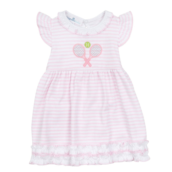 Courtside Cuties Applique Dress - Pink - Magnolia BabyDress