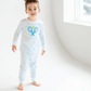 Courtside Cuties Applique Long Pajamas - Light Blue - Magnolia BabyLong Pajamas