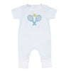 Courtside Cuties Applique Playsuit - Light Blue - Magnolia BabyPlaysuit