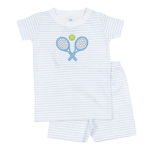  Courtside Cuties Applique Short Pajamas - Light Blue - Magnolia BabyShort Pajamas