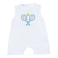 Courtside Cuties Applique Short Playsuit - Light Blue - Magnolia BabyShort Playsuit