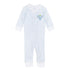 Courtside Cuties Applique Zip Pajamas - Light Blue - Magnolia BabyZipper Pajamas