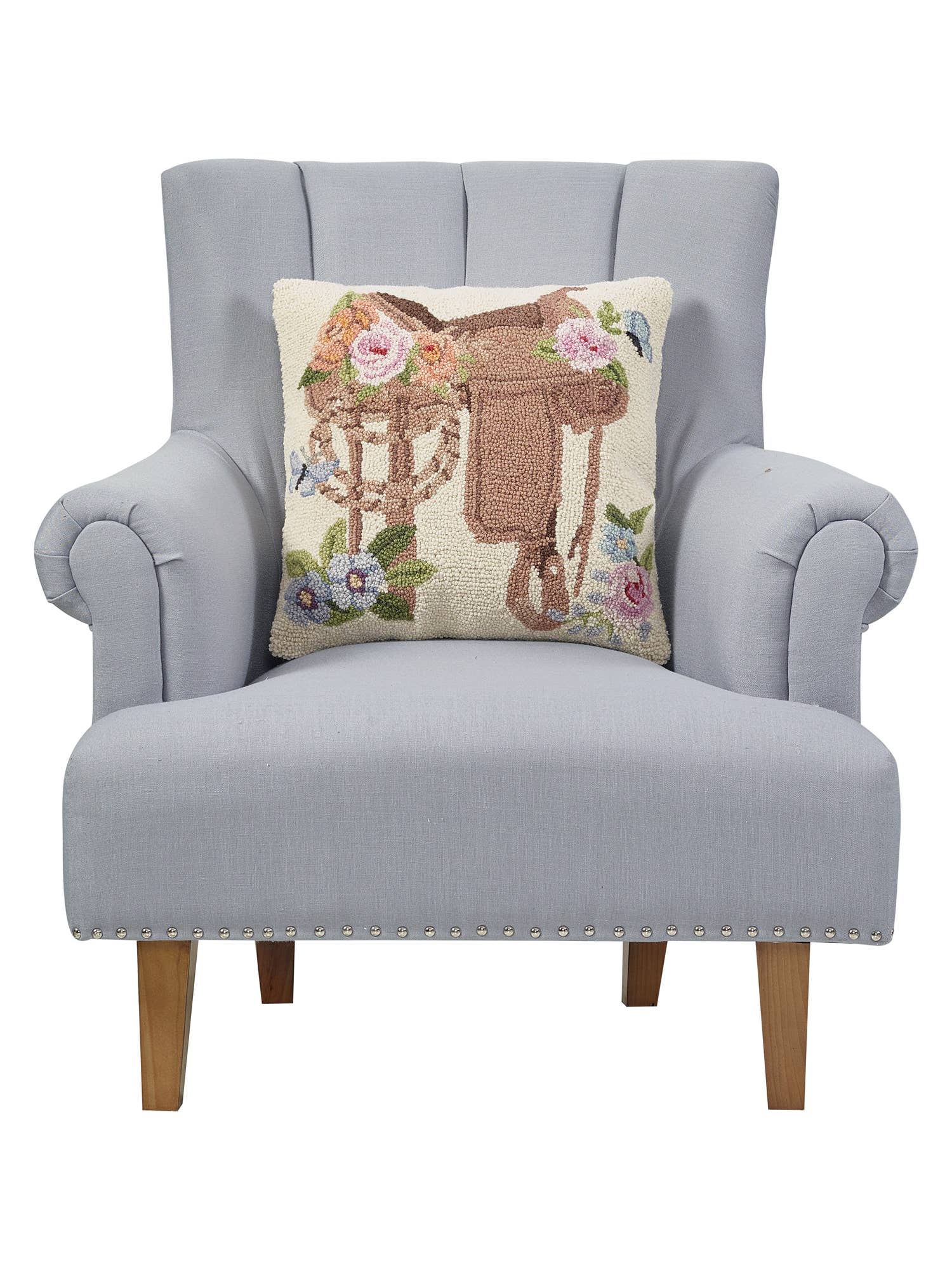 Peking Handicraft_Cowboy Boots & Roses Pillow_2