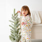 Luna and Arlo_Cowboy Christmas Long Pajamas - Dusty Rose_5