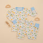Luna and Arlo_Cowboy Christmas Long Pajamas - Sky_4