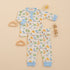 Luna and Arlo_Cowboy Christmas Pant Set - Sky_1