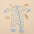 Luna and Arlo_Cowboy Christmas Zip Playsuit - Sky_1