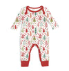 Cozy Christmas Lap Shoulder Romper - Magnolia BabyPlaysuit