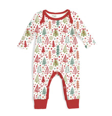  Cozy Christmas Lap Shoulder Romper - Magnolia BabyPlaysuit