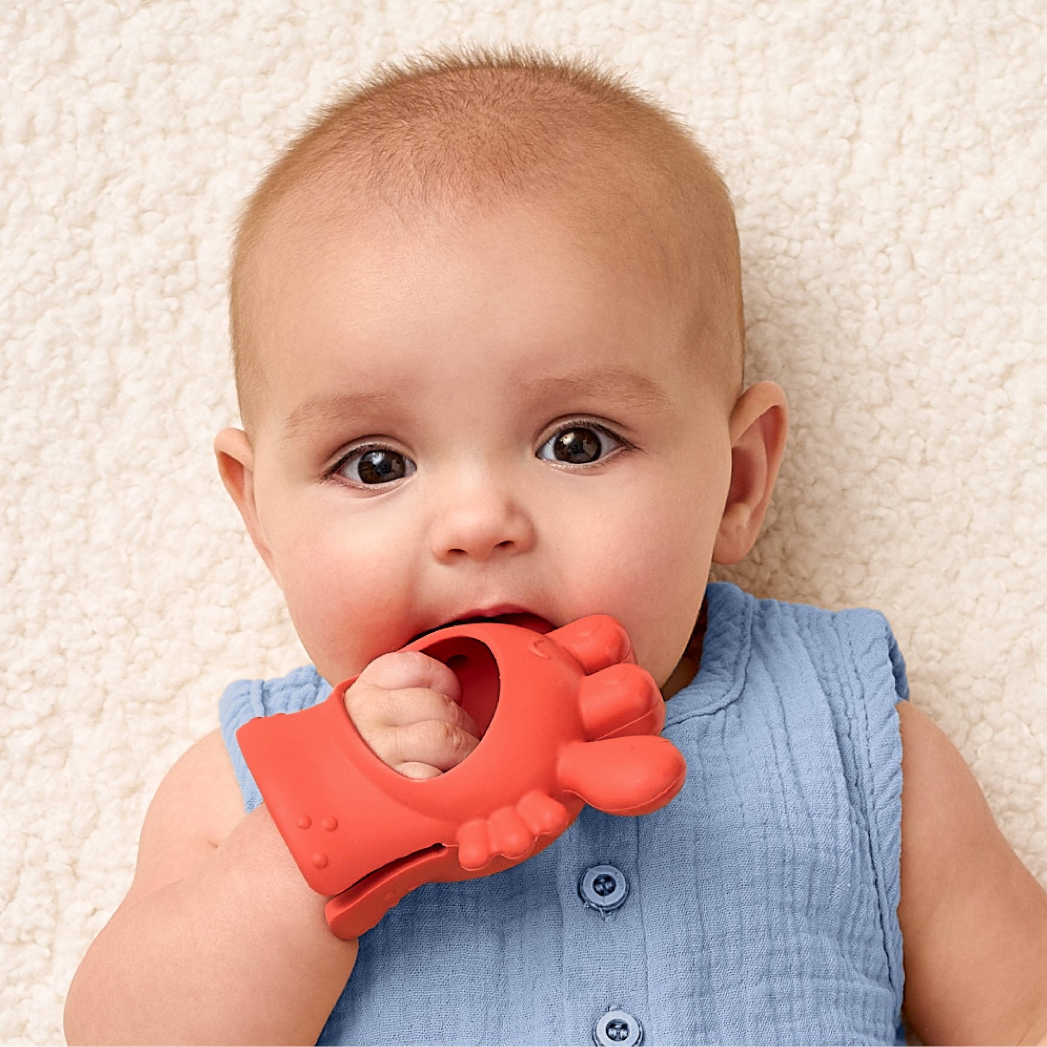 Crab Bitzy Grip™ Teether - Magnolia BabyTeether