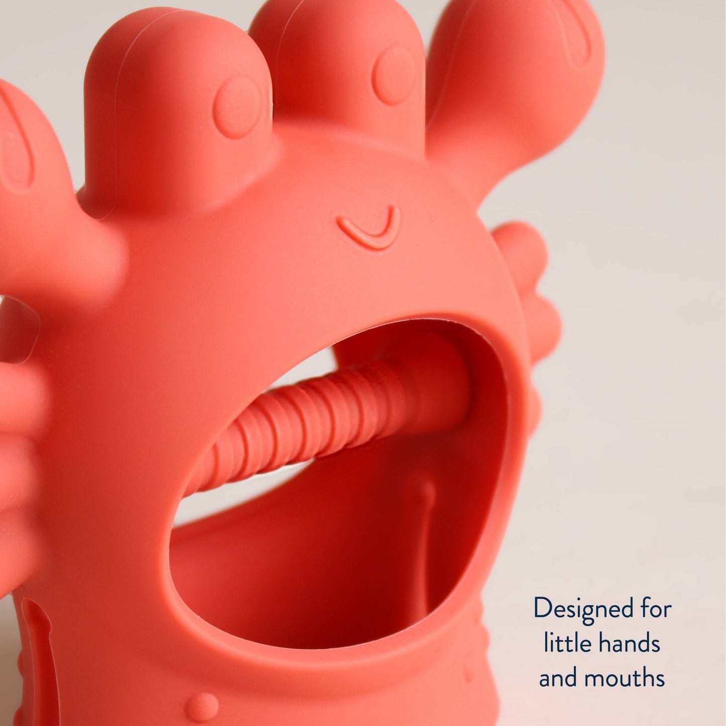 Crab Bitzy Grip™ Teether - Magnolia BabyTeether