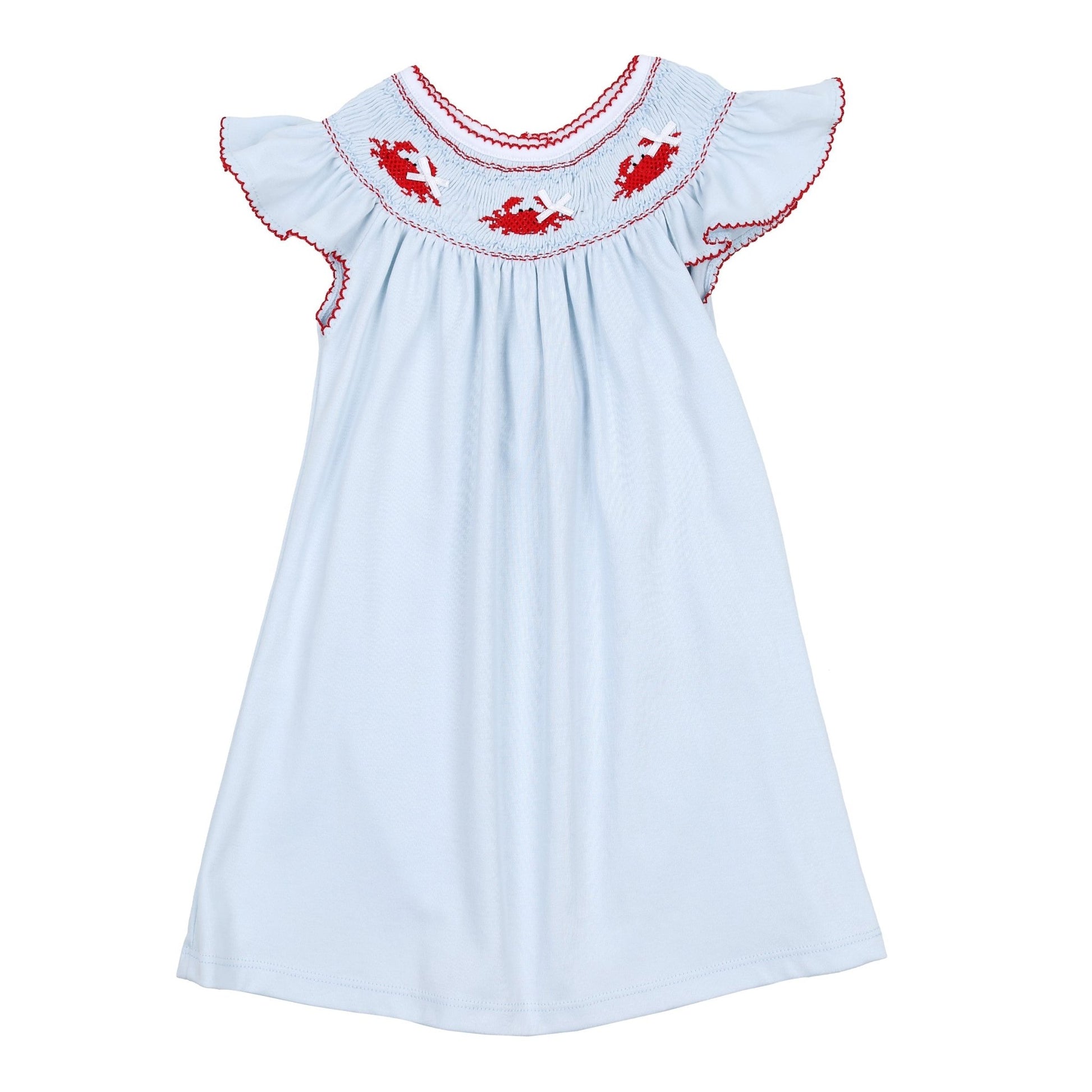 Crab Classics Bishop Flutters Dress - Magnolia BabyDress