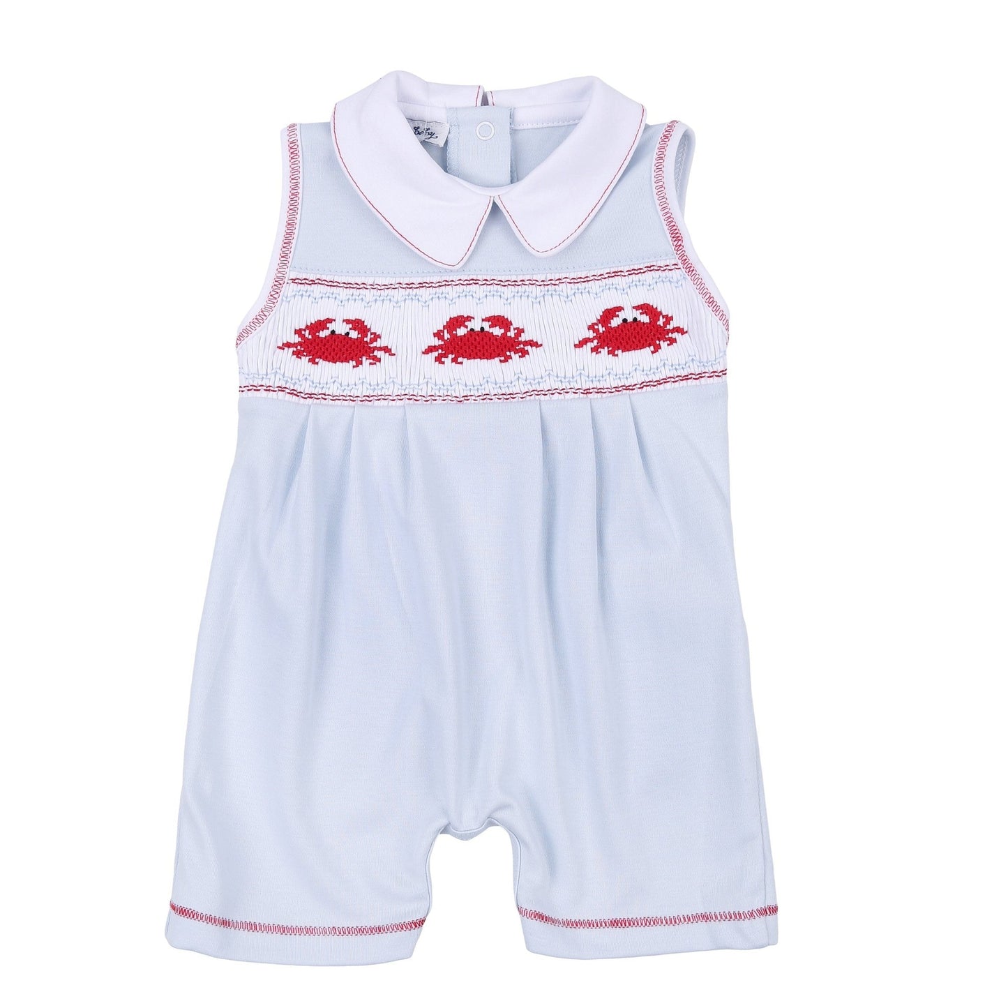 Crab Classics Smocked Short Playsuit - Magnolia BabyShort Playsuit