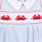 Crab Classics Smocked Short Playsuit - Magnolia BabyShort Playsuit