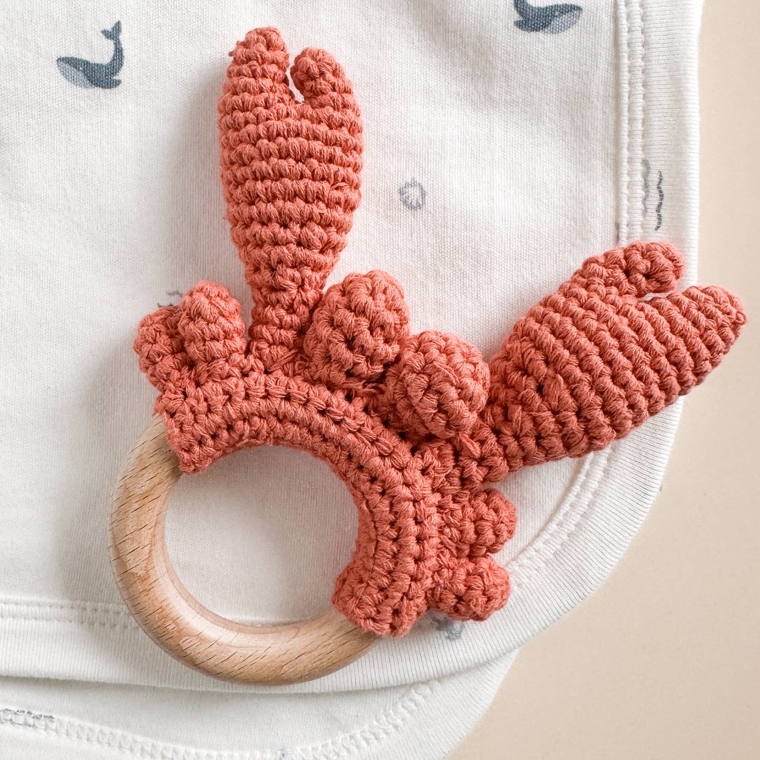 Crab Teething Rattle - Magnolia BabyTeether