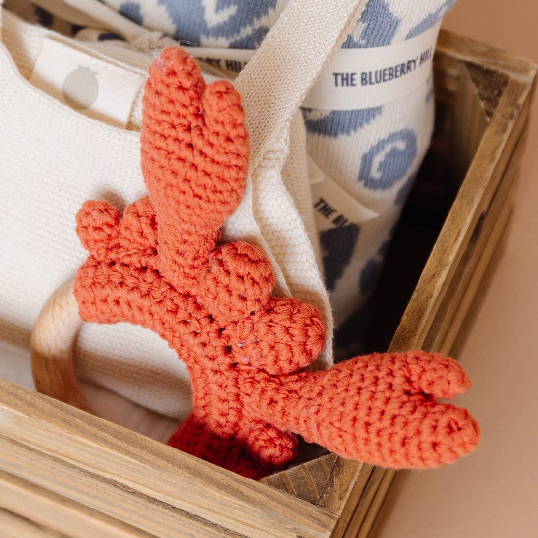 Crab Teething Rattle - Magnolia BabyTeether