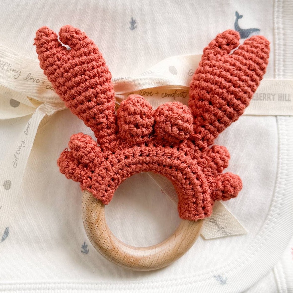 Crab Teething Rattle - Magnolia BabyTeether